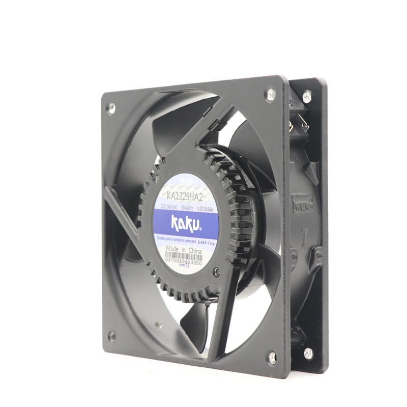 KAKU KA1238HA2-S 220V-240V AC 50/60HZ 0.13A 218W 120x120x38mm 2700/3100RPM IP68 Showcase Evaporator Small Axial Cooling Fan
