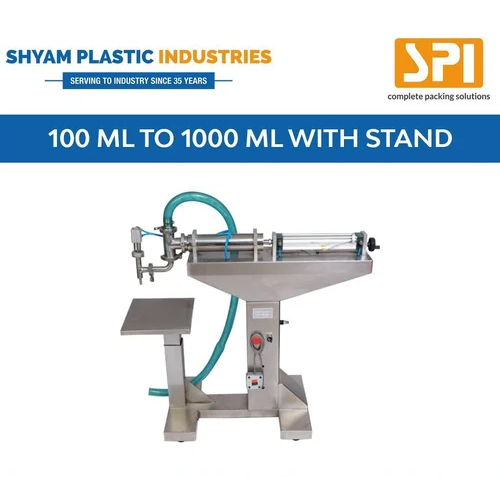 100 To 1000ml Liquid Filling Single Head With Stand