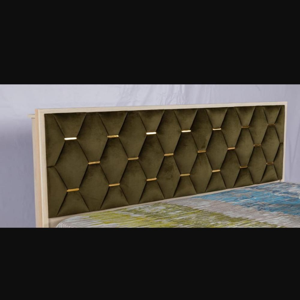 OM WOODS DB 752 6*5 WOODEN BED 