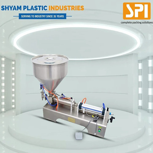 Single Needle Semi Automatic Paste Filling Machine - Application: Beverage