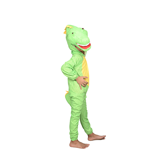 Kids Animal Dress Dynasour in Blended Cotton