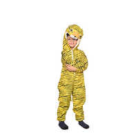 Kids Animal Dress Tiger in Blended Cotton