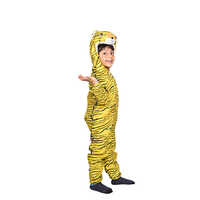 Kids Animal Dress Tiger in Blended Cotton