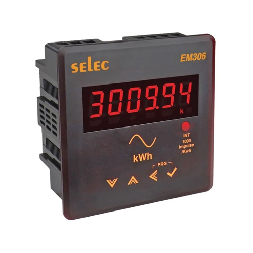 Em306 Selec Energy Meter - Color: Black