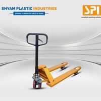 3 Ton 550 Mm Pallet Truck -pu Wheel - Color: Yellow And Black