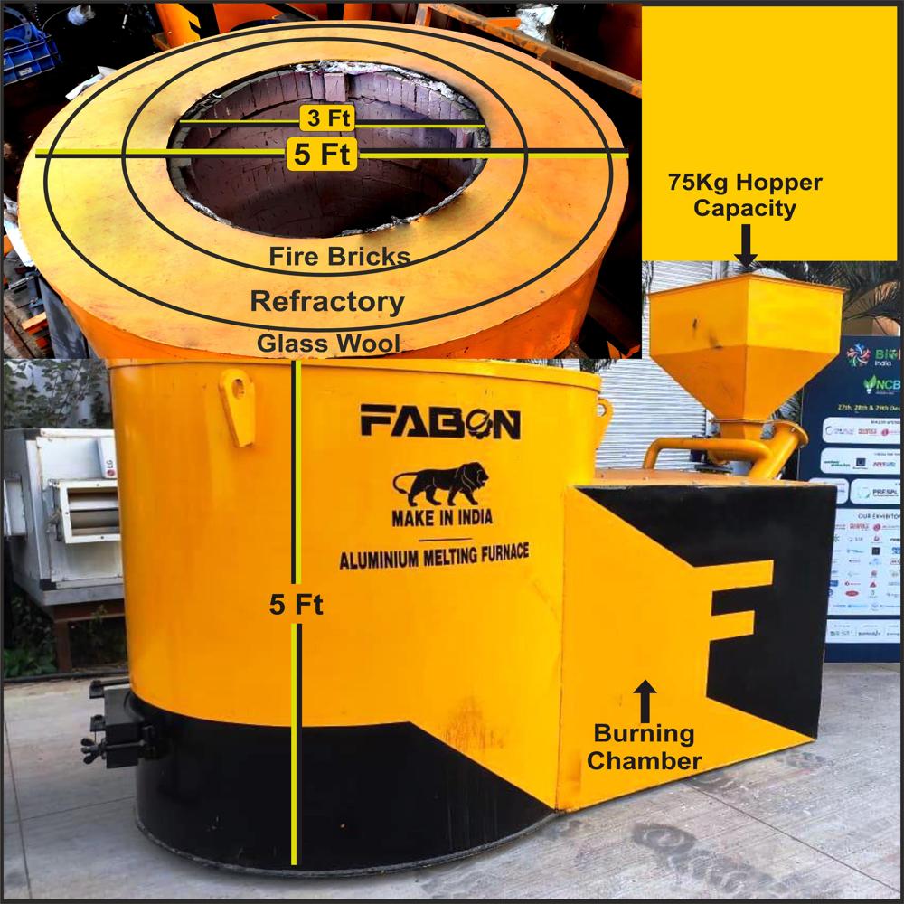 Aluminium Melting Furnace ( 600 Crucible )