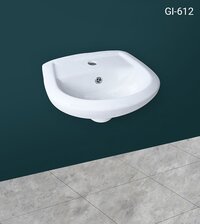 Countertop Wash Basin - Color: White