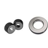 Plain Ring Gauge - Color: Silver And Black