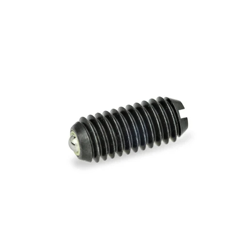 Slotted Spring Plunger - Color: Black