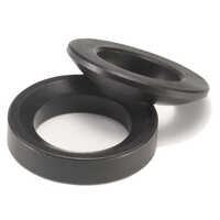 Spherical Washers Conical Seats - Color: Black