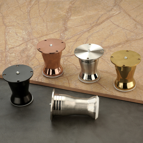 Stainless Steel Black Sofa Leg - Color: Different Available