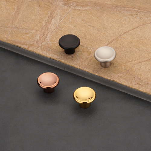 Cabinet Knob - Aluminum, Various Sizes Available, Polished Finish | Weather Resistant, Anti-corrosion, Screw-in Installation