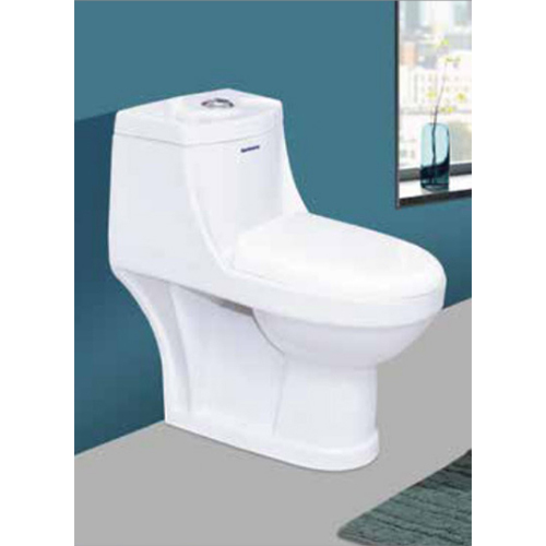 Round One Piece Plain Commode