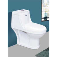 ONE PIECE TOILET (Round One Piece) Plain Commode