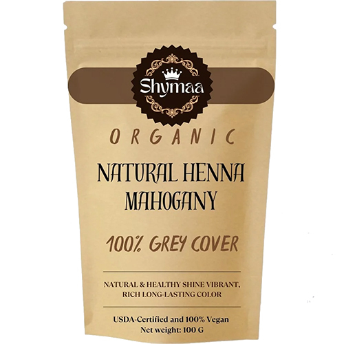 100% Organic Mahogany Henna Hair Colors