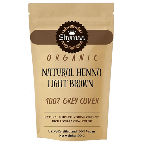 100% Organic Natural Light Brown Henna Powder