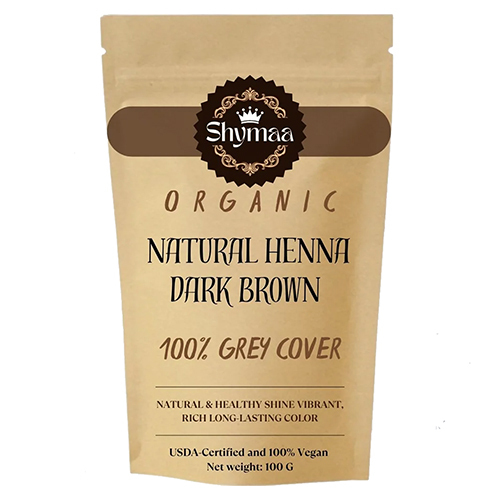 100% Organic Dark Brown Henna Powder Hair Color