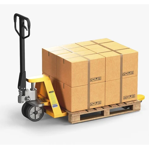2.5 Ton Hand Pallet Trolley - Color: Yellow