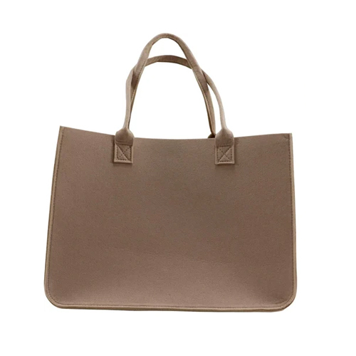 Felt Storage Grocery Shopping Bag - Color: Black