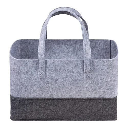 Felt Essential Storage Tote Basket - Color: Grey
