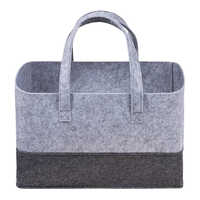 Felt Essential Storage Tote Basket - Color: Grey