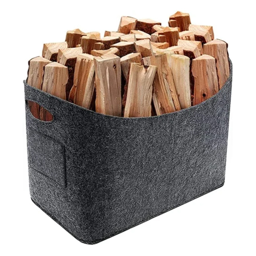 Dark Grey Fabric Storage Box - Design: Plain