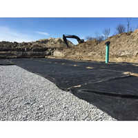 Non Woven Filter Separator Geotextile Fabric - Color: Black