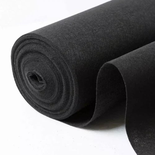 Polyester Insole Shoes Fabric - Color: Black