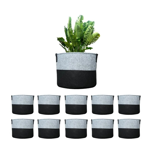 Advance Geotextiles Dual Color Fabric Grow Bag - Dimensions: 4 To 12 Inch (In)