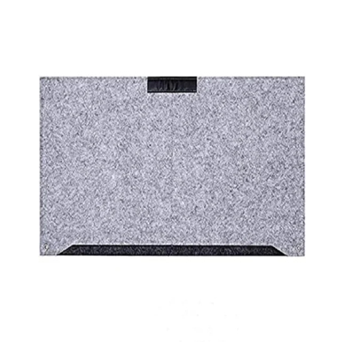 Felt Desk Pad For Desktop - Color: Grey & Black