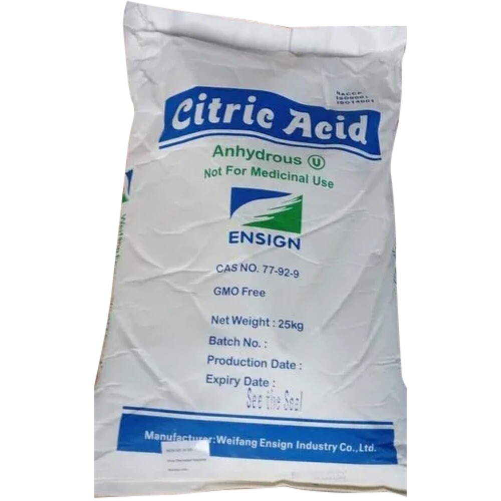 77-92-9 Citric Acid Anhydrous - Purity: 99%