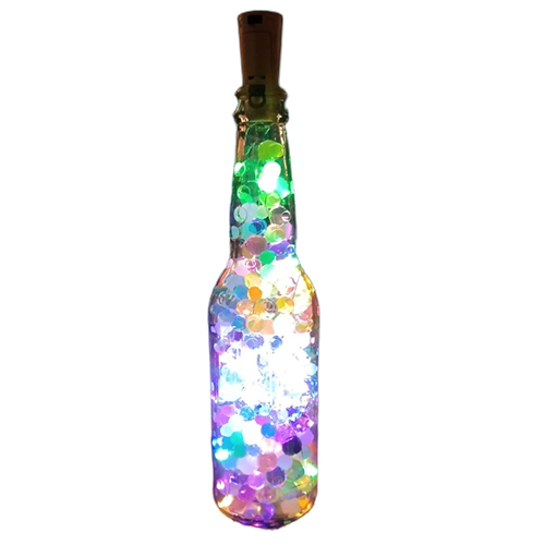 Decorative Glass Bottle Light - Features: Durable
