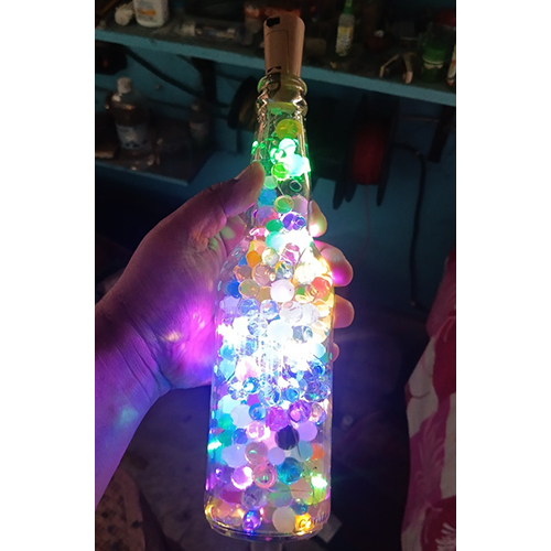 Decorative Glass Bottle Light