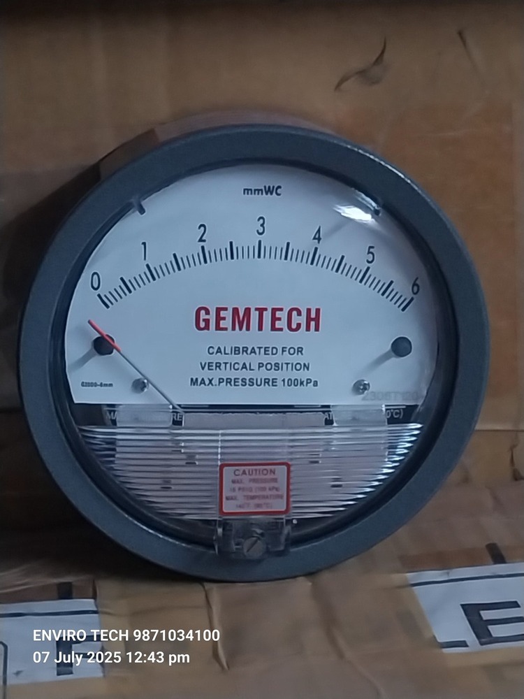 GEMTECH OMEGA DIFFERENTIAL PRESSURE GAUGE IN Khurda Industrial Estate Odisha