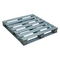 Industrial Stainless Steel Pallet - Color: Silver
