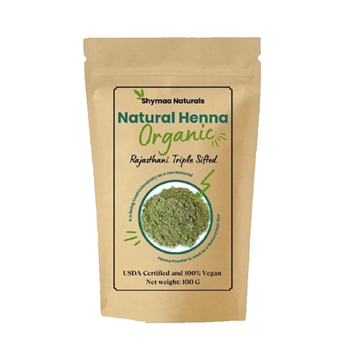 100% Organic Henna Powder 10gms Packing