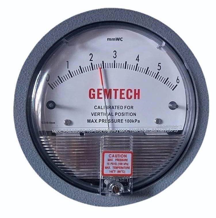 GEMTECH Differential Pressure Gauge Supplier From Manjery Kerala