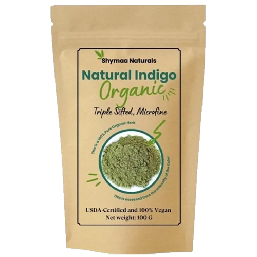 100% Organic Indigo Powder Hair Colors in 100gms Packing