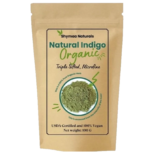 100% Organic Indigo Powder Hair Colors in 100gms Packing