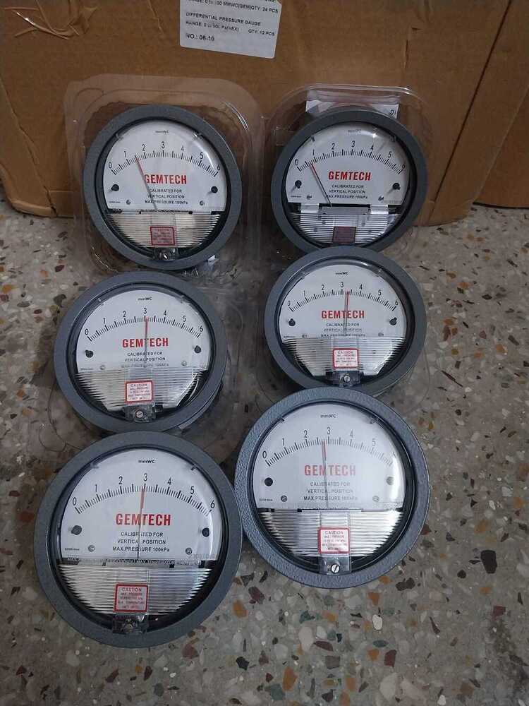 GEMTECH Differential Pressure Gauge Distributor From Jawahar Nagar Delhi