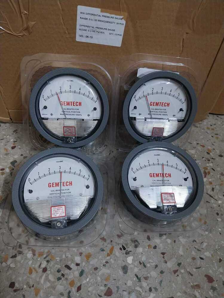GEMTECH Differential Pressure Gauge Distributor From Jawahar Nagar Delhi