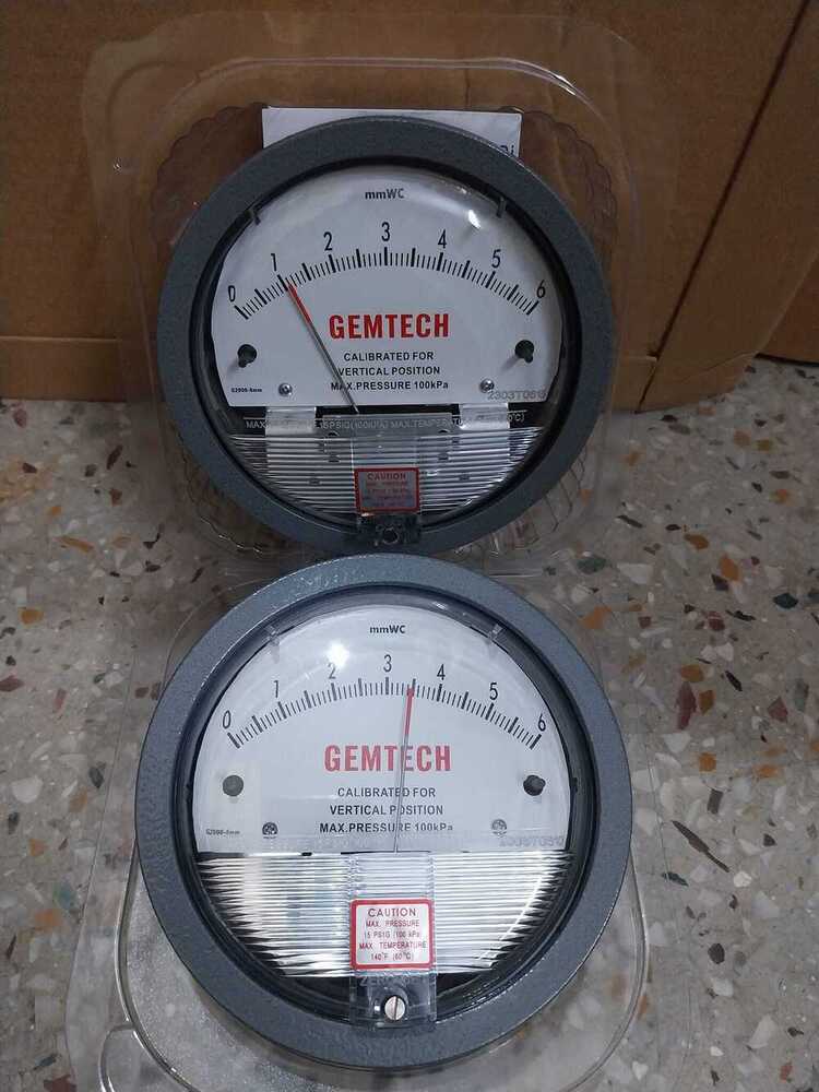 GEMTECH Differential Pressure Gauge Distributor From Jawahar Nagar Delhi