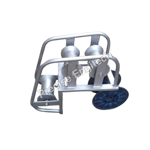 Manhole Cable Roller - Color: Silver