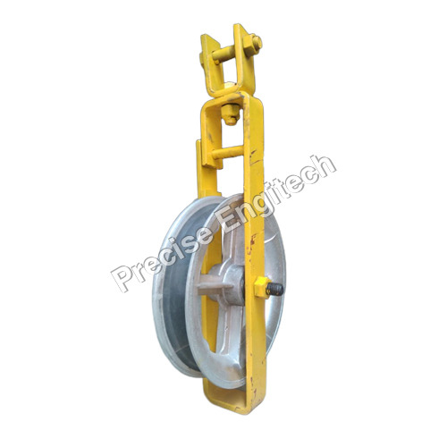 Aerial Cable Roller - Color: Yellow