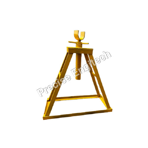Structure Type Cable Drum Lifting Jack - Color: Yellow