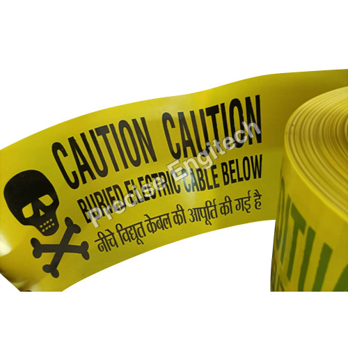 Yellow Warning Tape - Usage: Construction Site