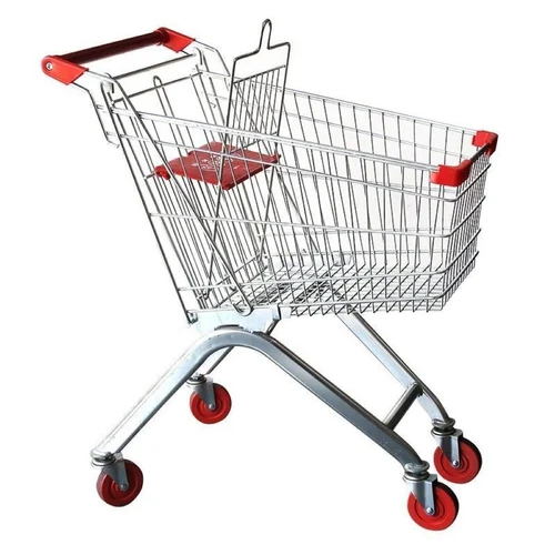 130 Ltr Shopping Trolley - Material: Ss