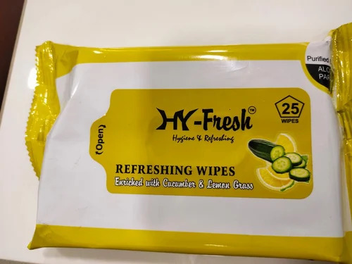 Refreshing Wet Wipes Cucumber And Lemon