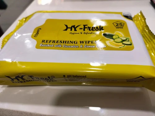 Refreshing Wet Wipes Cucumber And Lemon