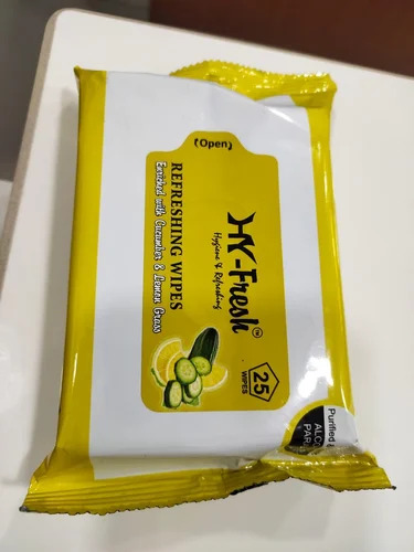 Refreshing Wet Wipes Cucumber And Lemon